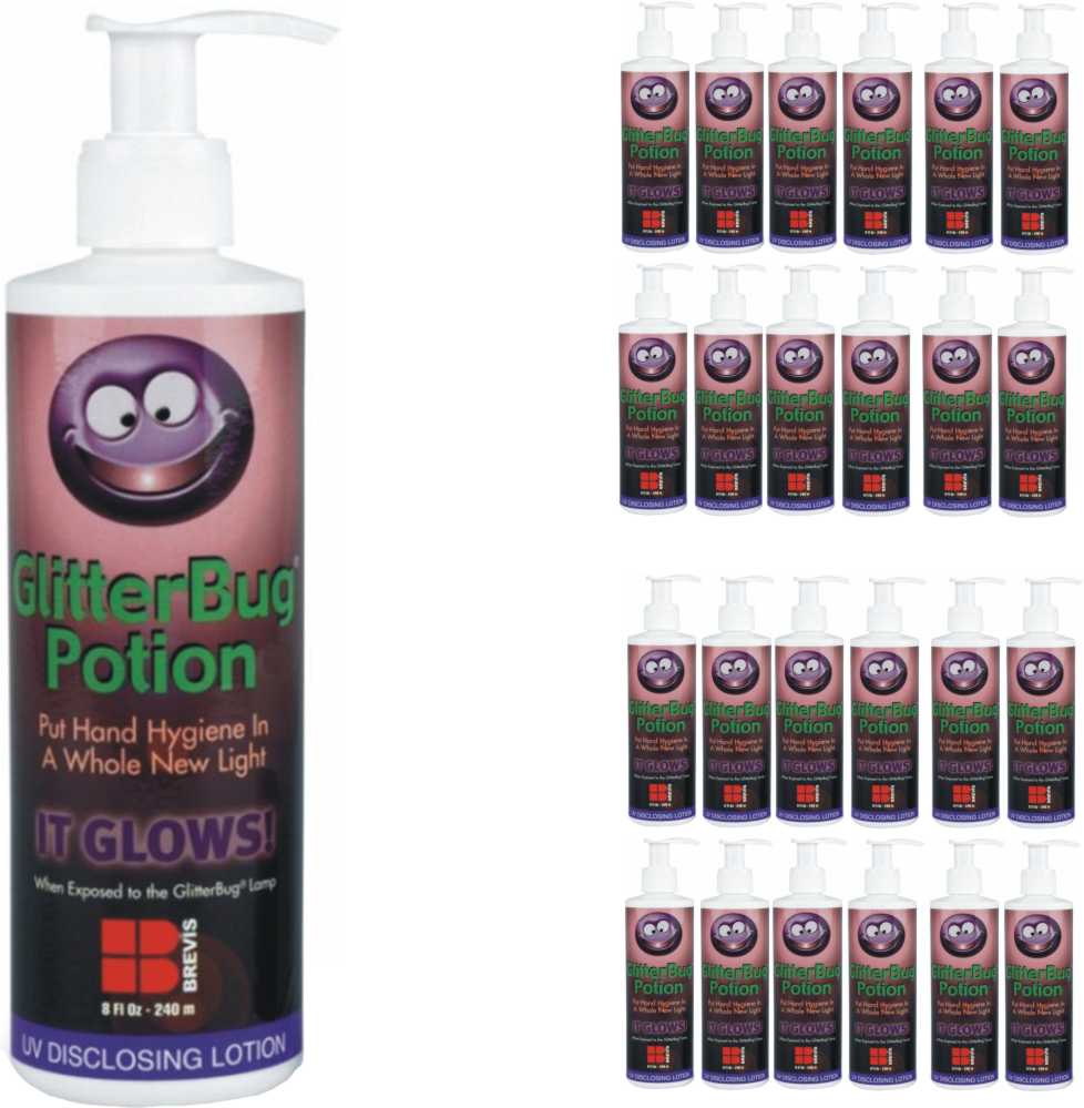 24x GlitterBug® Fluorescent Potion 240ml