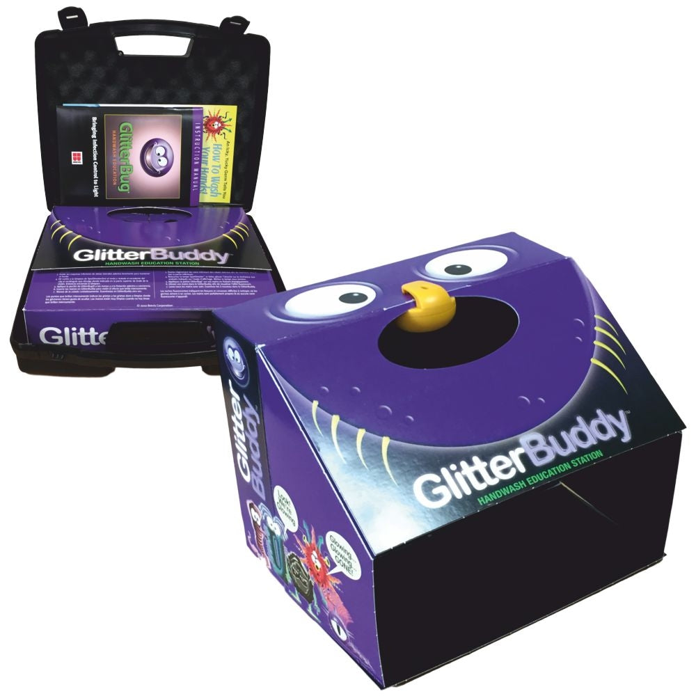 GlitterBuddy Foldable Disclosure Centre with UV Lamp